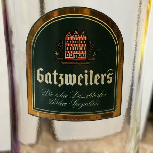 German Vintage Gatzweilers “Die Echte Dusseldorfer Altbier-Spezialital” Glass - Picture 2 of 5
